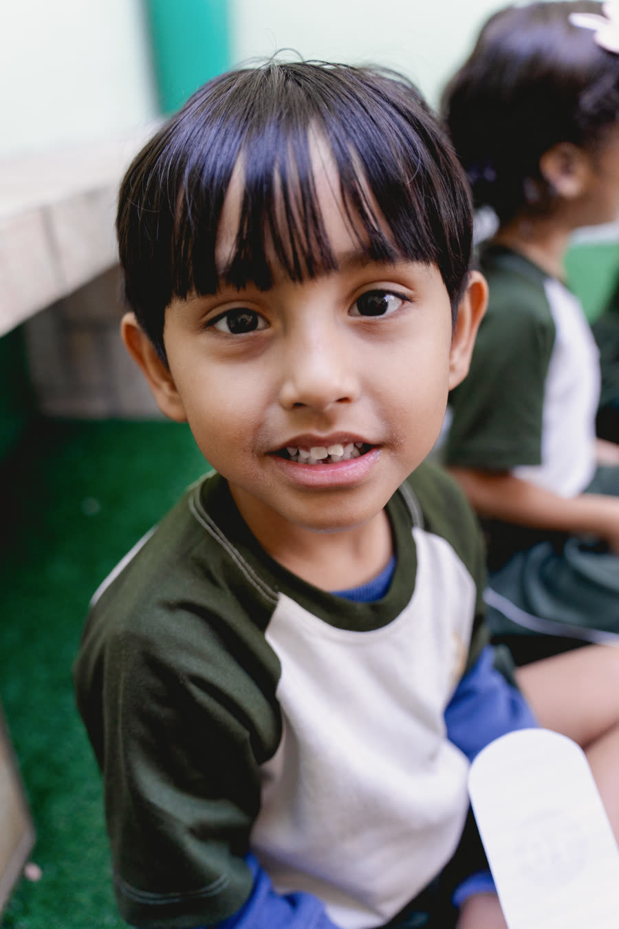 Aluno do Ensino Fundamental na Raízes do Saber